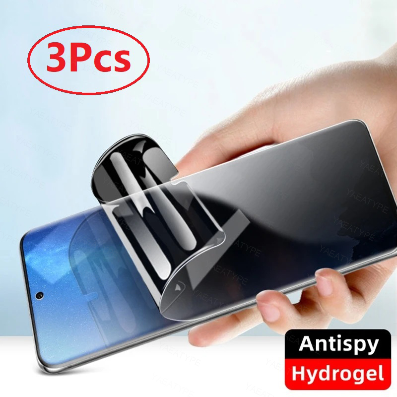 3 Stuks Privacy Hydrogel Film Screen Protector Anti-Spy Voor Motorola Moto G24 G14 G35 G45 G55 G75 G85 5G