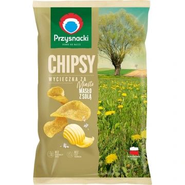 PRZYSNACKI Chipsy masło z solą 130g