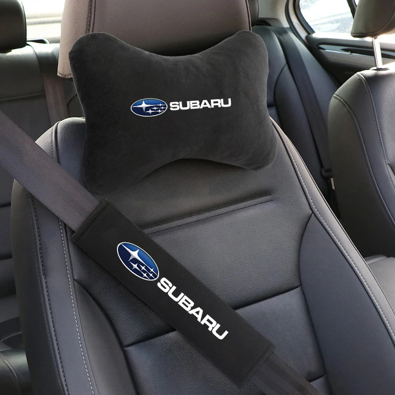 Poduszka pod szyję do fotelika samochodowego Zagłówek Pas bezpieczeństwa Ochraniacz na ramię do Subaru Impreza Forester Tribeca WRX Outback Akcesoria