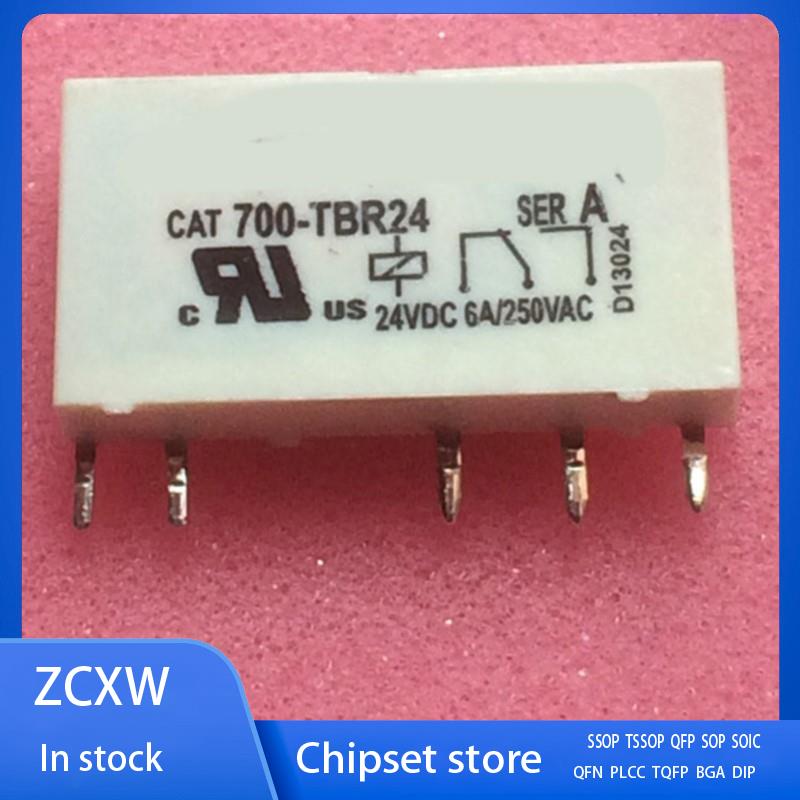 New  5Pcs/Lot   CAT 700-TBR24  24VDC 6A     CAT700-TBR24    Relay
