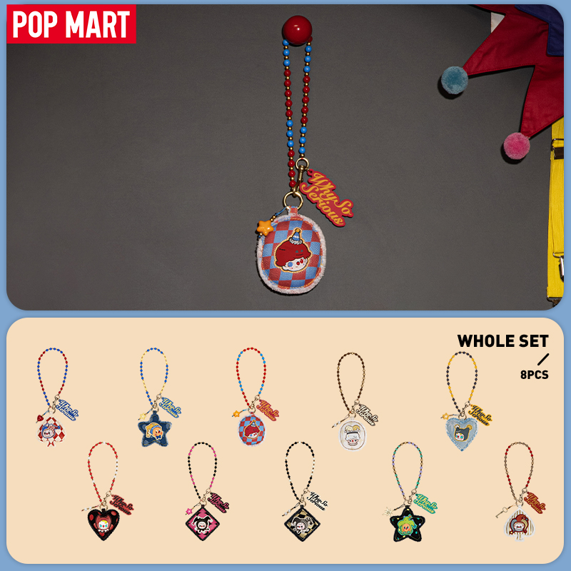 POP MART WHY SO SERIOUS SERIES-подвеска-цепочка, глухая коробка, загадочная коробка, 1 шт./8 шт., глухая коробка POPMART, фигурка Marvel