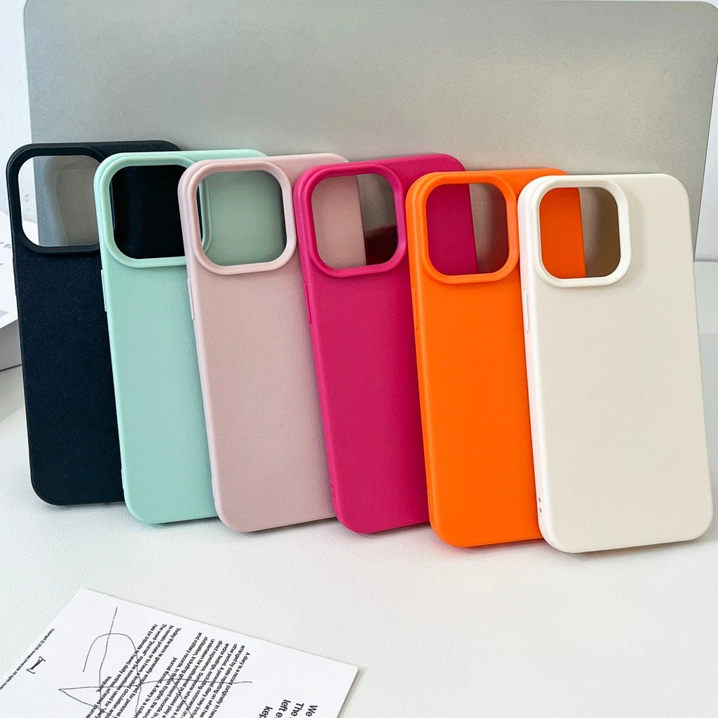 Luxe Snoep Kleur Soft Cover Compatibel voor IPhone 16 15 13 11 14 12 Pro Max 16 15 14 Plus XR X XS Max Eenvoudige Effen Kleur Case