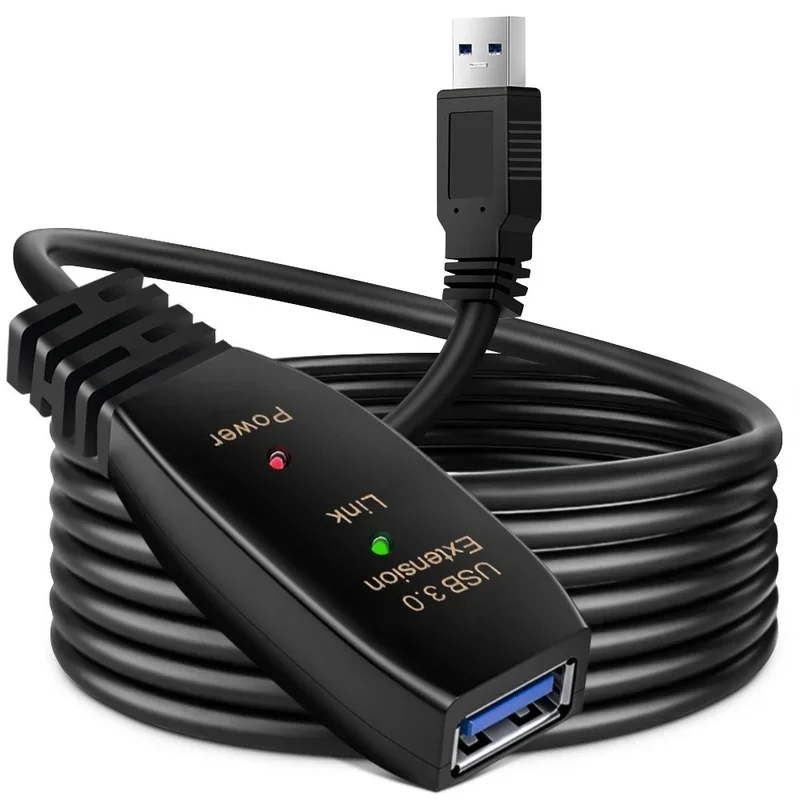 Активный удлинительный кабель USB 3.0 5 м 10 м с усилителем USB 3.0 типа A «папа-мама» USB 3.0 Удлинительный кабель-повторитель Шнур