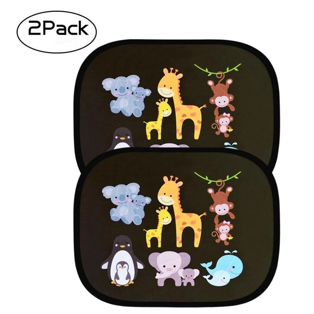Tấm Che Nắng Ô Tô Bên Cửa Sổ Hoạt Hình Cửa Sổ Cho Trẻ Em Người Lớn Hấp Phụ Tấm Che Nắng Che Phía Sau Tự Động Cửa Sổ Sunvisor Lưới