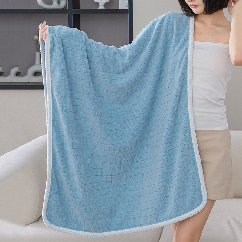 Toalla de baño cuadrada en espiral de diseño, secado rápido de Color sólido, absorbente de agua, secado de cabello seco, uso doméstico y diario, toallas cuadradas suaves