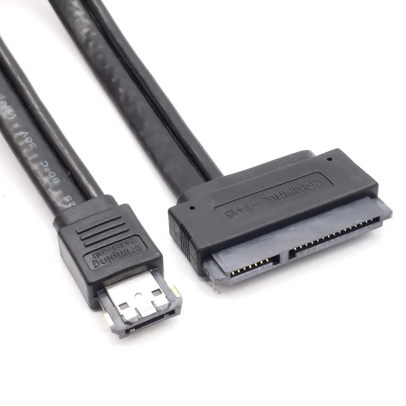 7 + 15Pin SATA HDD zu Power ESATA Adapter Power Esata USB 2.0 5V 12V Combo zu 2,5 Zoll 3,5 Zoll 22Pin Sata HDD Adapter Kabel