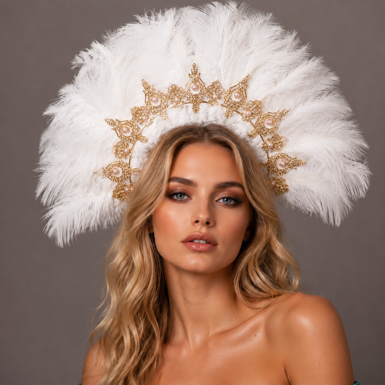 2026 verenhoofdband decoratieve hoofddeksels geschikt voor Halloween-maskeradefeesten, carnavalsparades en kostuums in effen kleur