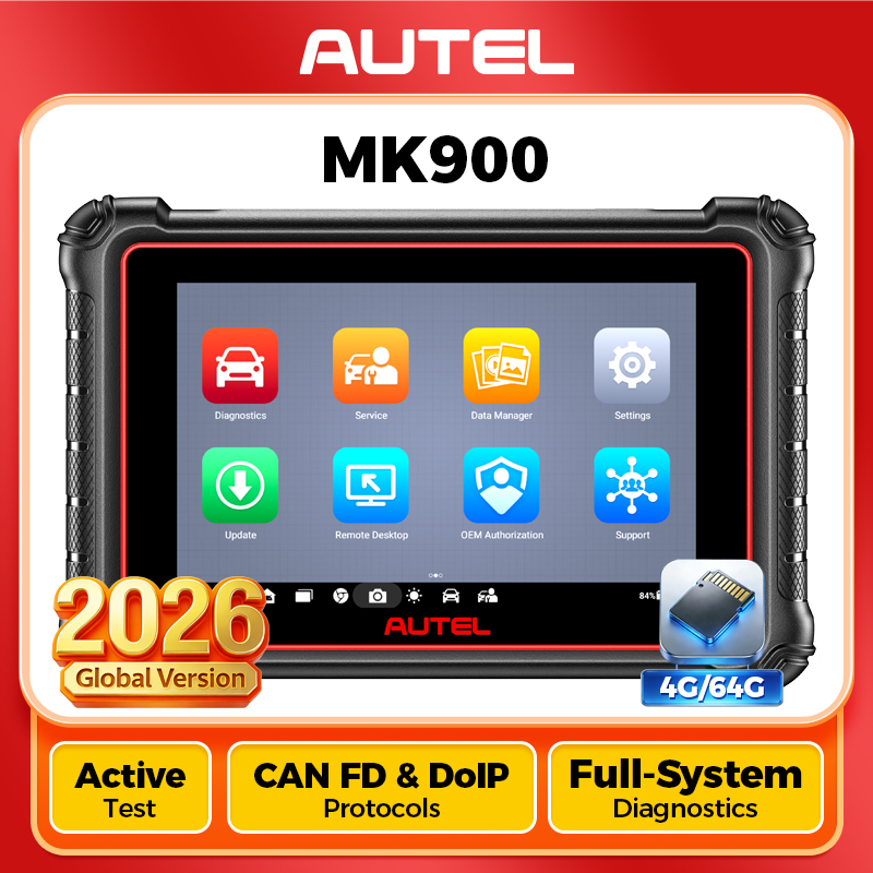 Autel MaxiCheck MK900 Obd2-scanner Bidirectionele besturing Scantool Alle systeemdiagnostische hulpmiddelen DOIP & CAN-upgrade van MK808BT