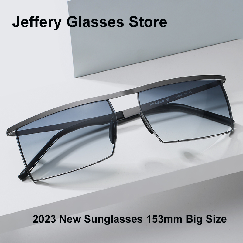 2024 mode Sport Männer Sonnenbrille Große Rechteck Marke Designer UV 400 Schützen Sonnenbrille Optische Brillen Brillen