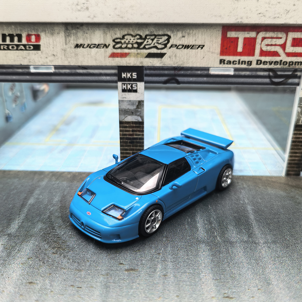 MGT 1/64 EB110 GT Alloy Diecast Model Mobil Koleksi Mainan Kendaraan Hadiah untuk Dewasa (Tanpa kemasan)