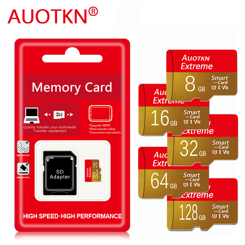 Adattatore gratuito Micro scheda di memoria Nuovo 8GB 16GB 32GB 64GB 128GB 256GB 512GB Flash SD/TF Card Micro card 8 16 32 64 128GB per il telefono