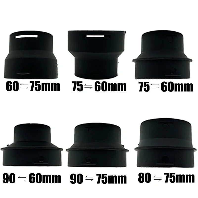 60mm/75mm/80mm/90mm Calentador de estacionamiento diésel Reductor de conductos Conector de tubo de manguera Convertidor de unión de tubería para coche camión VAN Camper