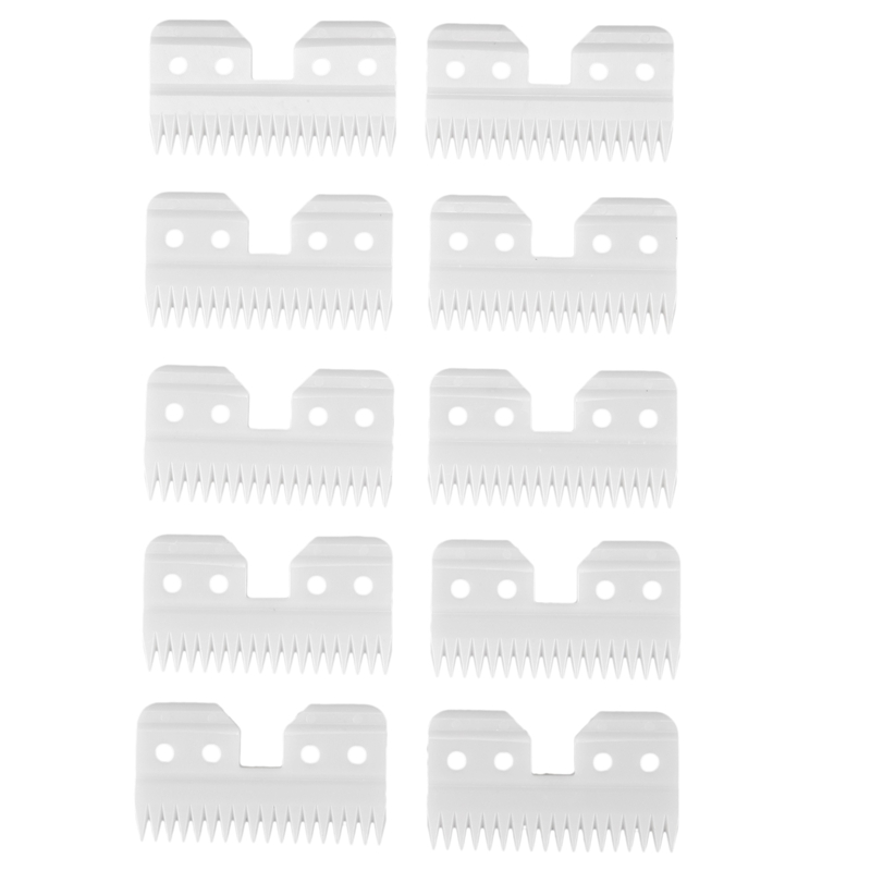 10 pz/lotto sostituibile ceramica 18 denti Pet ceramica Clipper lama di taglio per Oster A5 serie