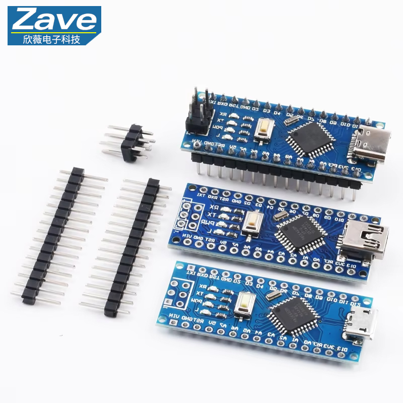 Mini / Type-C / Micro USB Nano 3.0 с загрузчиком, совместимым нано-контроллером для arduino CH340, USB-драйвер 16 МГц, ATMEGA328P