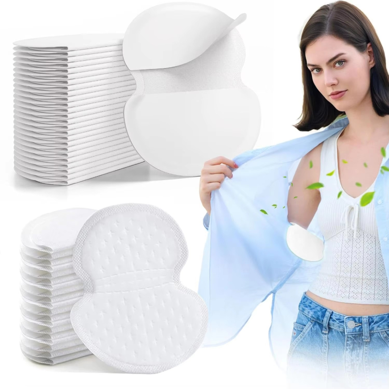 10-60Pcs Underarm Sweat Pads for Women and Men Fight Hyperhidrosis Comfortable Unflavored Non Visible Extra Adhesive Disposable
