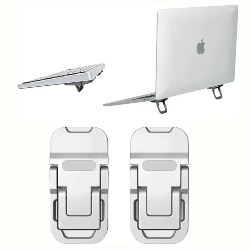 2 teile/satz Einstellbare Winkel Faltbare Desktop Unsichtbare Laptop Mini Tragbare Legierung Laptop Stand Riser Für Notebook Laptop