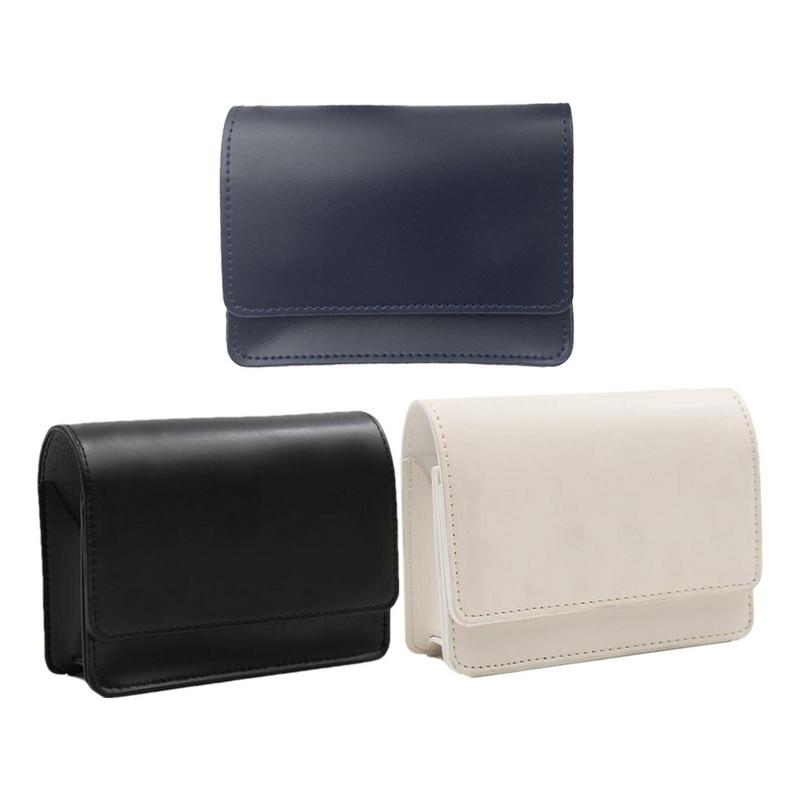 Estojo para telêmetro de golfe pu, bolsa protetora para telêmetro de golfe, bolsa pequena com forro interno macio, suprimentos de golfe