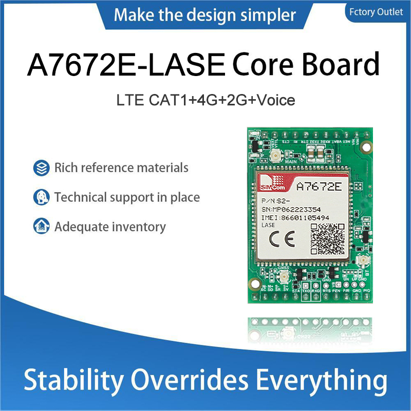 SIMCOM A7672E-LASE A7672E-FASE A7672SA-LASE A7672SA-FASE Φ A7676E 4G Development Core Board Support Voice