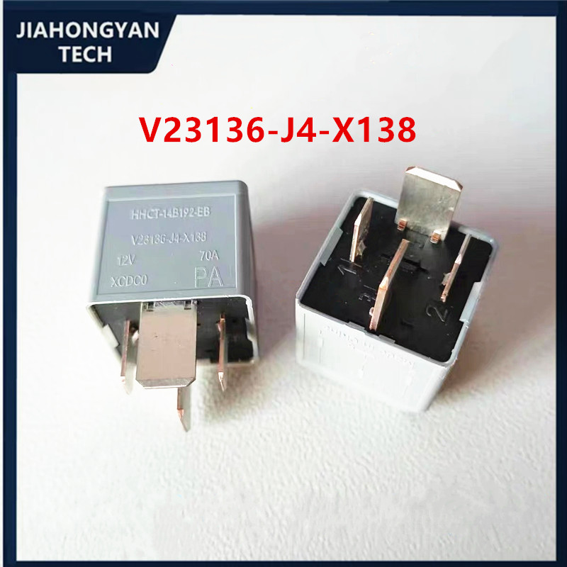 Original V23136-J4-X138 jaguar land rover automotive relais 12v 70a 4-pin HHCT-14B192-EB