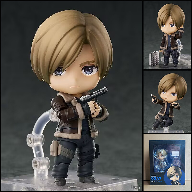 10cm Resident Evil Remake # 2337 Leon S. Kennedy Figurki Akcji W Wersji Q Anime Model Pvc Ruchome Figurki Zestaw Zabawek Prezent
