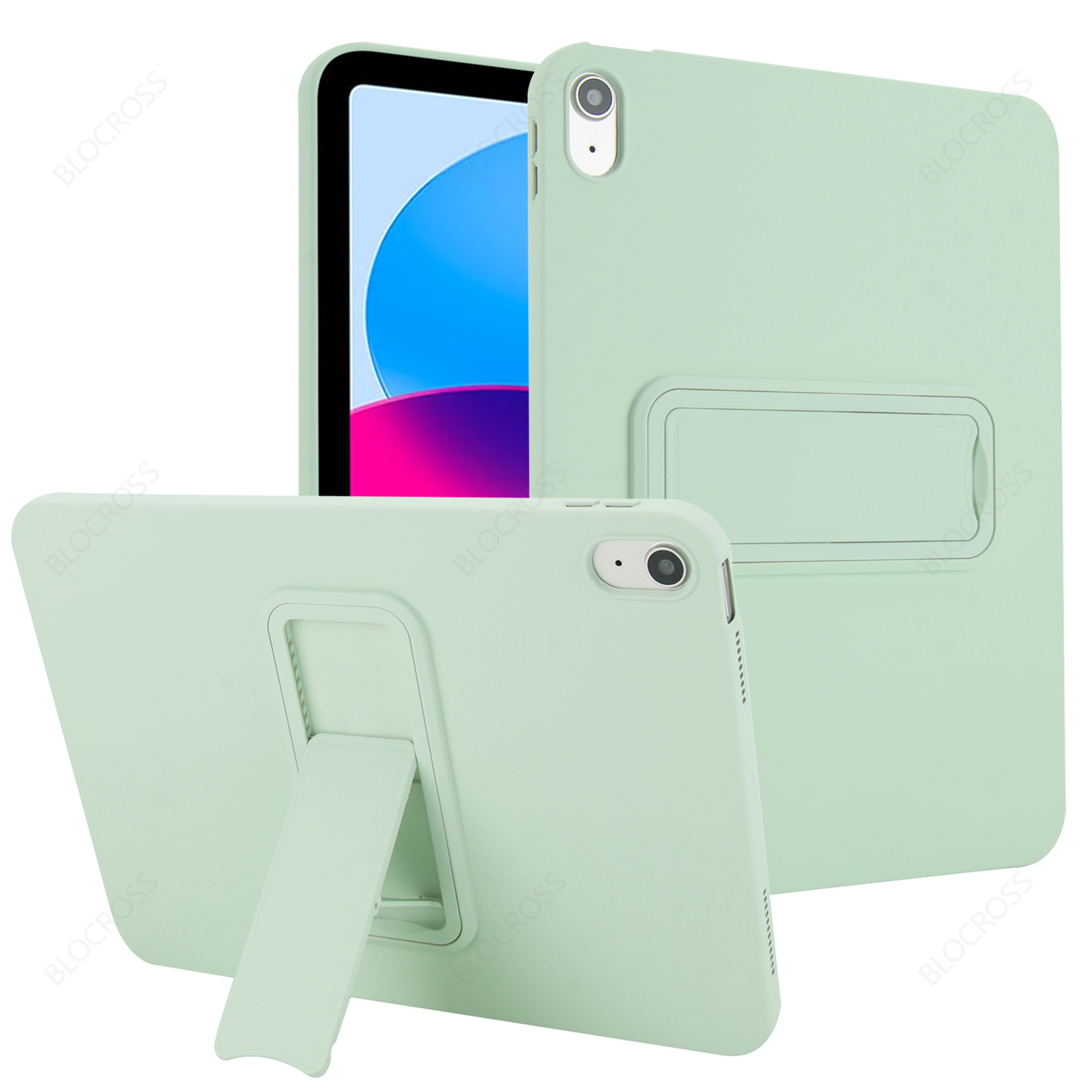 For iPad A16 11th 5th 6th 9.7' 7th 8th 9th 10.2' Air 4 Air 5 Air 11 Pro11 10th iPad Mini 4 5 6 7 Hard PC+TPU Stand Cover Case