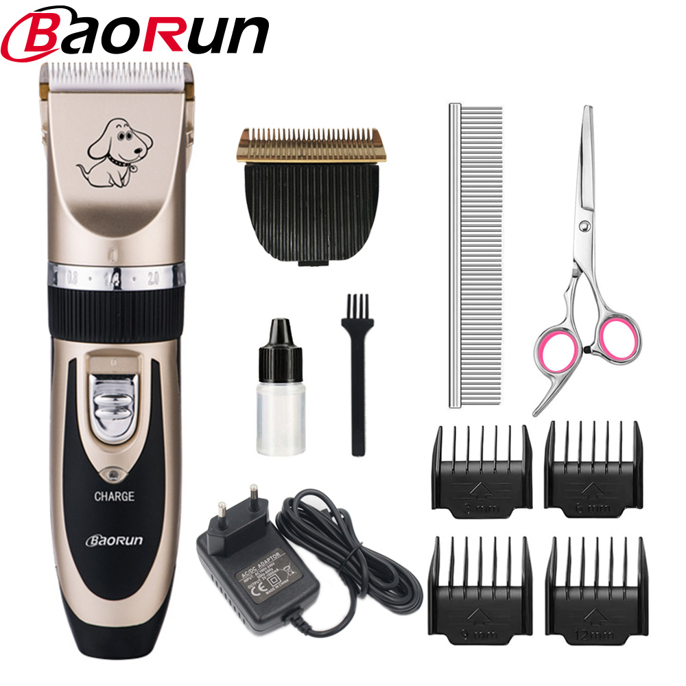 Baorun Professionelle Haustier-hundehaar Trimmer Tier Grooming Clippers Katze Cutter Maschine Rasierer Elektrische Schere Clipper 110-240 V AC