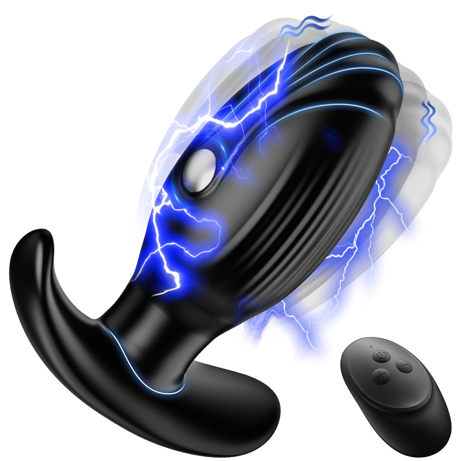 Ohio eur de prostate télécommandé pour femmes et hommes, plug anal, vibromasseur, plug anal, jouets sexuels, mastjaune, gay, choc électrique