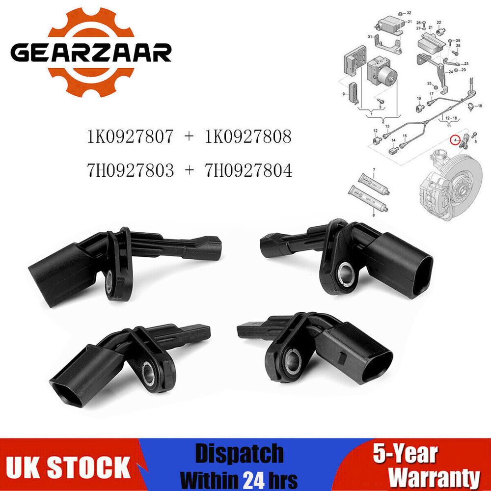 ABS sensore velocità ruota anteriore posteriore per Audi A3 TT VW Golf Passat Jetta Tiguan 4x