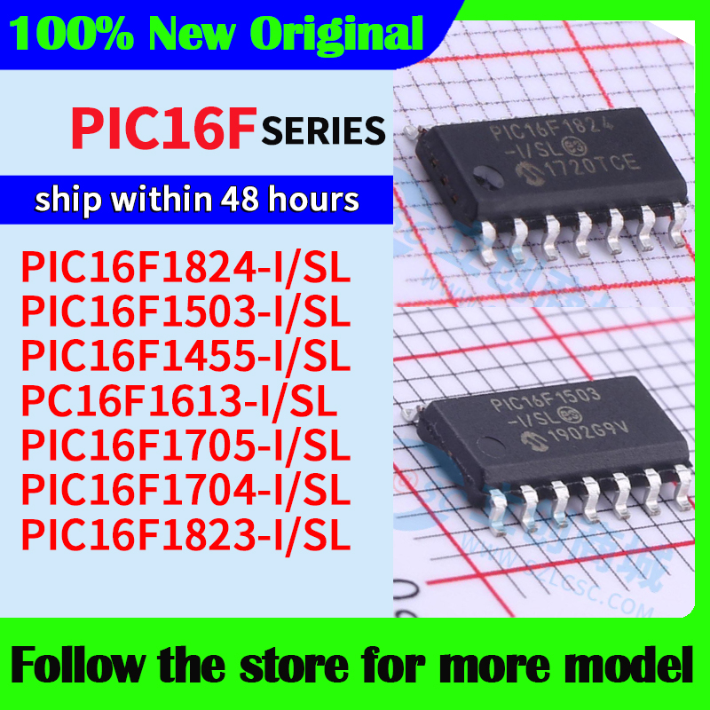 PIC16F1824-I/SL PIC16F1503-I/SL PIC16F1455-I/SL PC16F1613-I/SL PIC16F1705-I/SL PIC16F1704-I/SL PIC16F1823-I/SL W magazynie