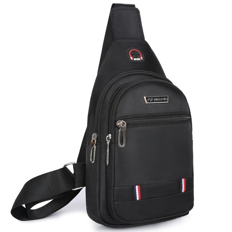 Men's chest bag shoulder crossbody bag casual Oxford cloth fashion simple chest bag portable men's backpack
