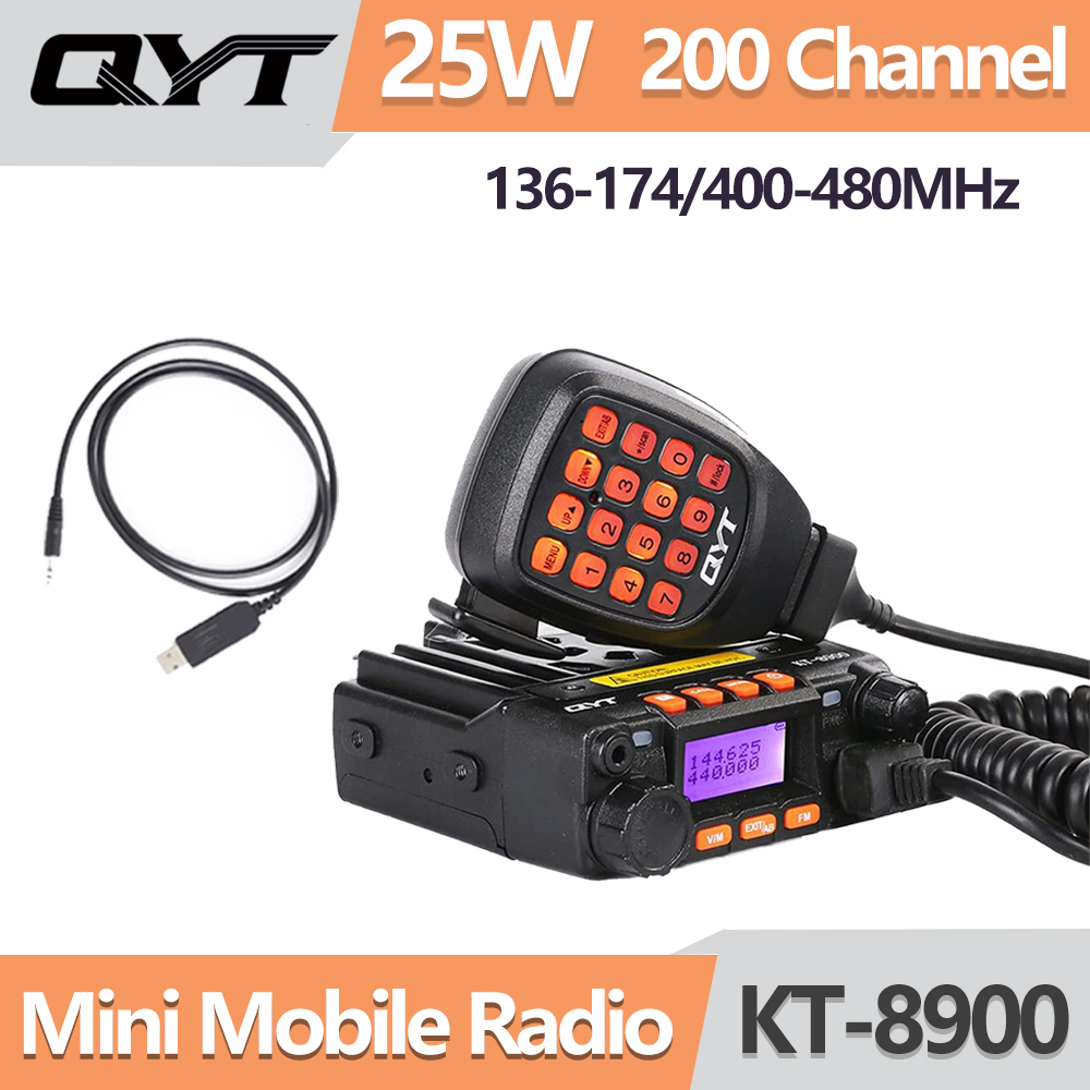 Qyt KT-8900 25w mini mobile radio dualband hohe qualität vhf uhf 209-2020 & 136-174 mhz hink radio