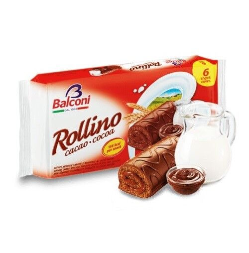 Schokoladen rolle max Kakao-Kakao 300g - Balconi