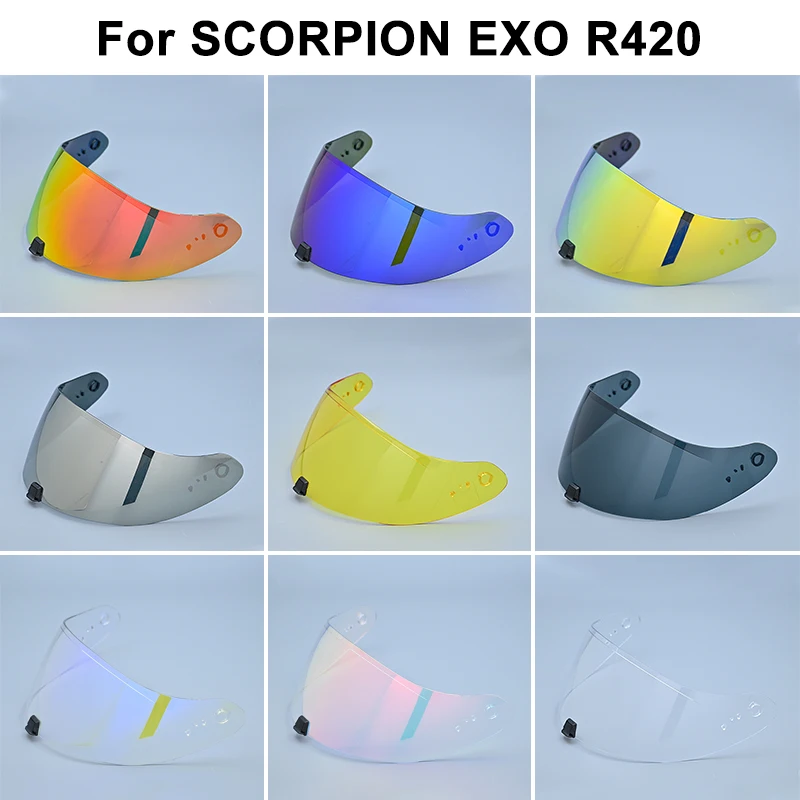 FOR SCORPION EXO-R420 Helmet Visor Shield Lens Motorcycle Accessories Full Face Helmet Anti-UV Scorpion EXO-R420 Casco Moto