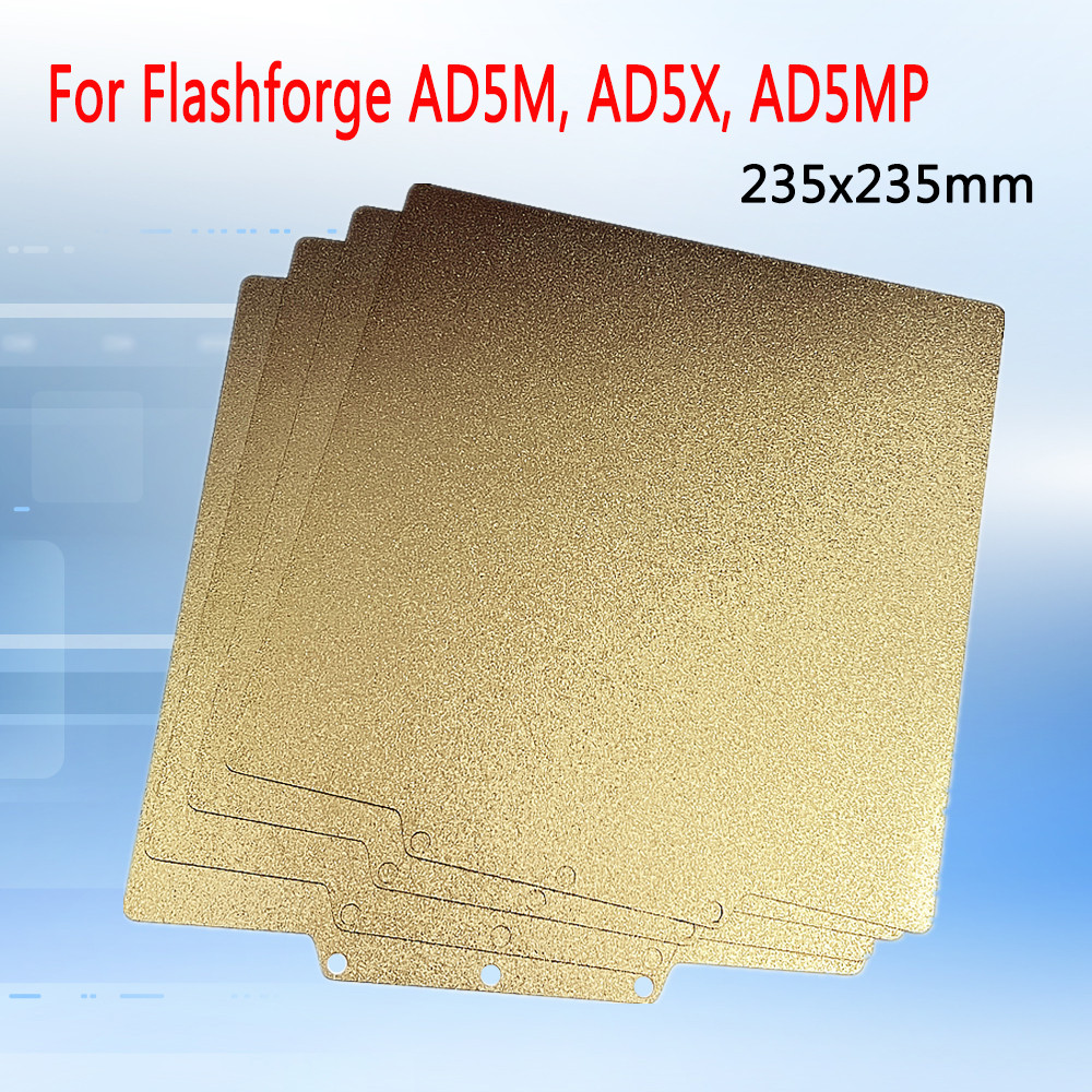 Magnetische AD5M AD5X PEI Vel voor Flashforge Adventurer 5X/5M/5M Pro Bouwplaat Flexibel Verwarmd Bed voor Adventurer 5X Bed Onderdelen