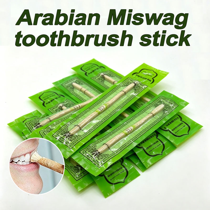 Natural Miswak Tootbrush Vacuum Sealed Miswak Dentifrice Healthy Gums Teeth Fresher Breath YAS03