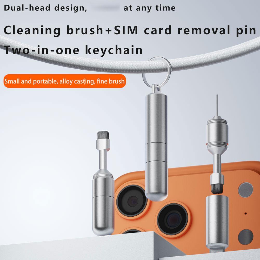 SIM Card Tray Removal Tool Eject Pin Earbuds Cleaning Brush Reset Tools Needle Opener Cleaner Pen Kit For iPhone Airpods Laptop
