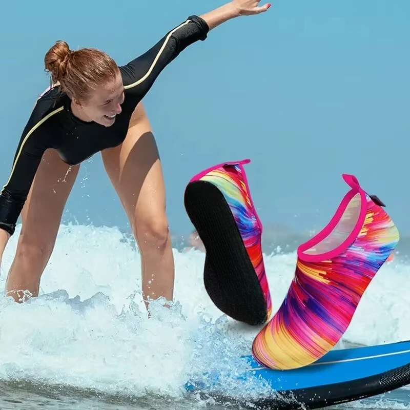 Mężczyźni plaża boso Aqua skarpetki trampki damskie buty do wody siłownia sport Surfing nurkowanie pływanie nurkowanie z rurką buty do jogi