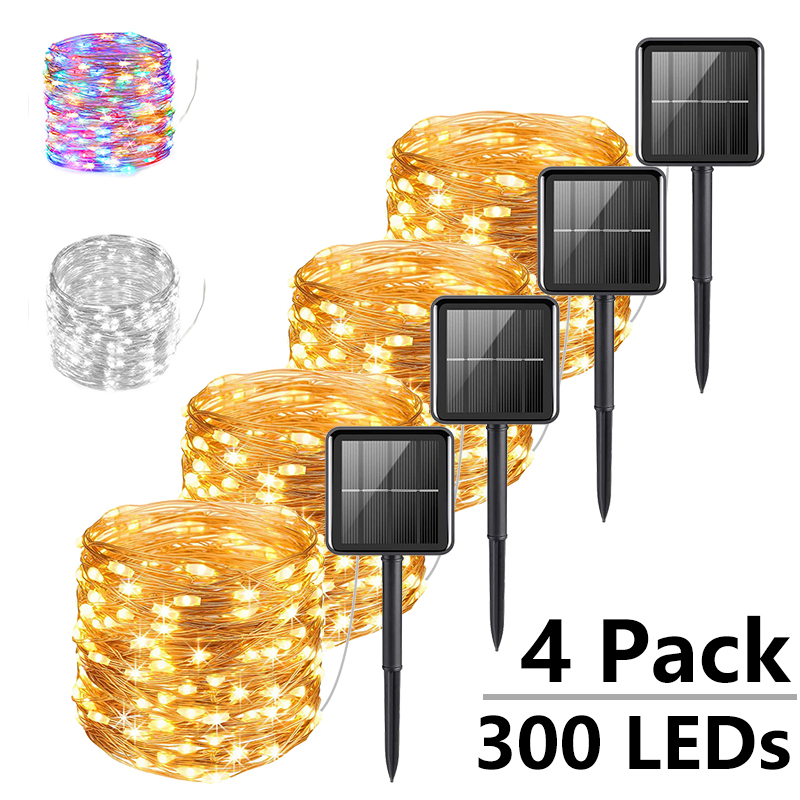7 M/12 M/22/32 M solaire Led fée lumière extérieure feston Led étanche guirlande chaîne lumières fête de noël jardin lampe solaire décor