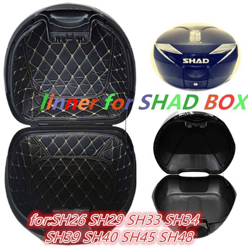 Para shad tailbox sh45 sh48 sh33 sh34 sh39 sh40 caso tronco da motocicleta caso cauda bagagem caixa interna forro protetor forro caso superior