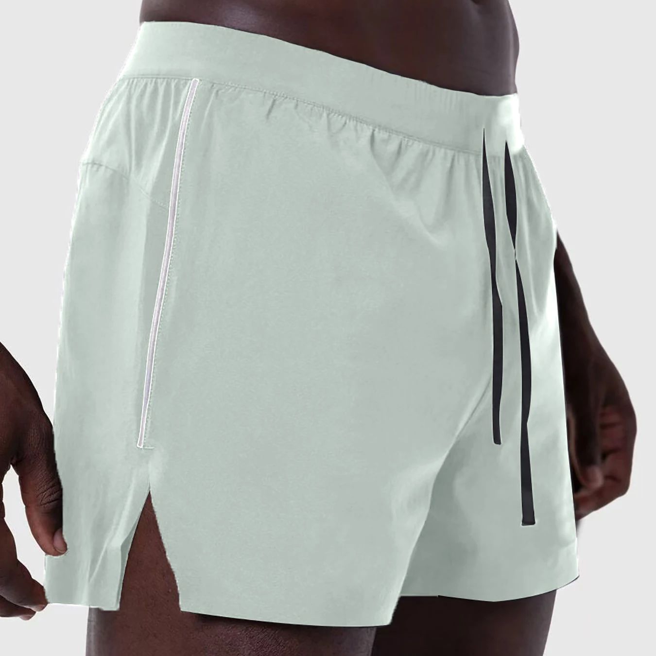 Pantalones cortos deportivos informales Crazy Muscle para hombre, entrenamiento físico, correr, estilo fino de una sola capa de secado rápido de verano, talla europea