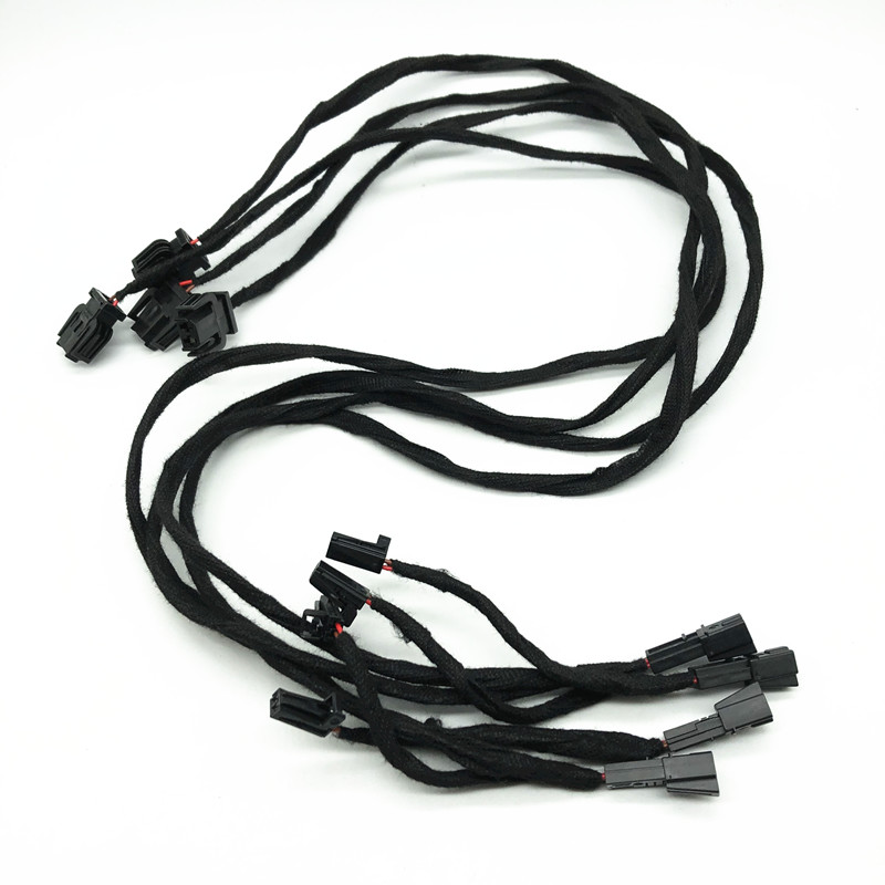 รถ LED ประตูยินดีต้อนรับ/Footwell/กล่องถุงมือ/Trunk/ปลั๊กแปลงอะแดปเตอร์สำหรับ Vw สำหรับ Audi A3 A4 A5 A6 Q3 Q5 Q7