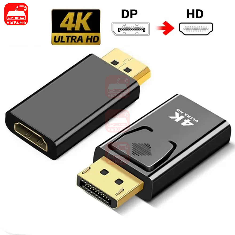 Konwerter zgodny z 4K DP DisplayPort na HDMI Display Port DP na HDMI Adapter HDTV Video Audio PC Laptop