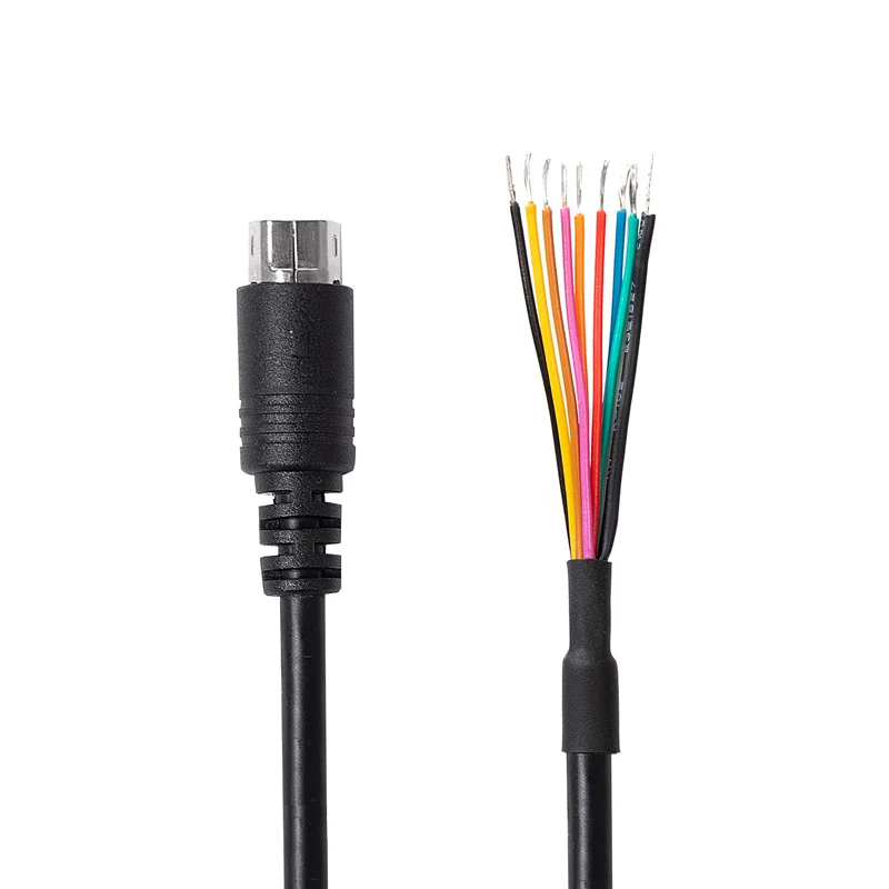 SCU-28 10-контактный соединительный кабель линейного усилителя Mini Din для голых проводов для Yaesu FTDX-10 FTDX-1200 FT-450 FT-950