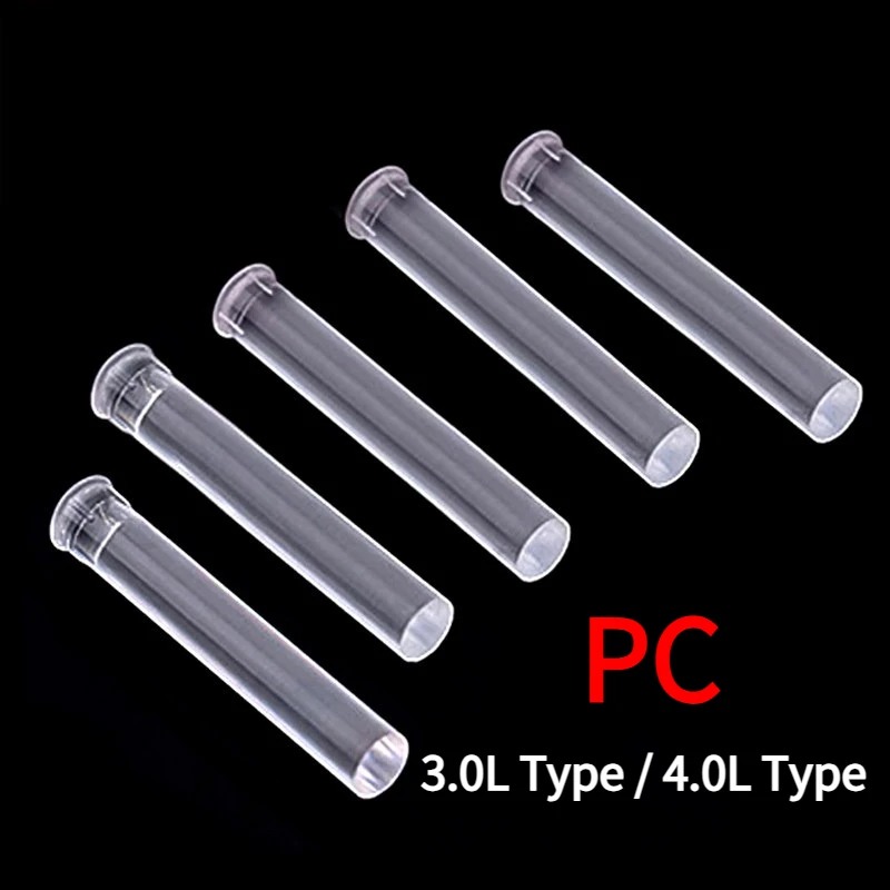 10/20 szt. prętów światłowodowych LED z okrągłą główką, otworem 3mm 4mm, przezroczyste PC z oznaczeniem na karcie, pokrywka światłowodu.