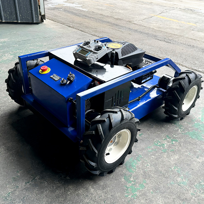 Customized new climbing suitable for all terrain remote control lawn mower, fruit garden lawn mower, factory direct sales