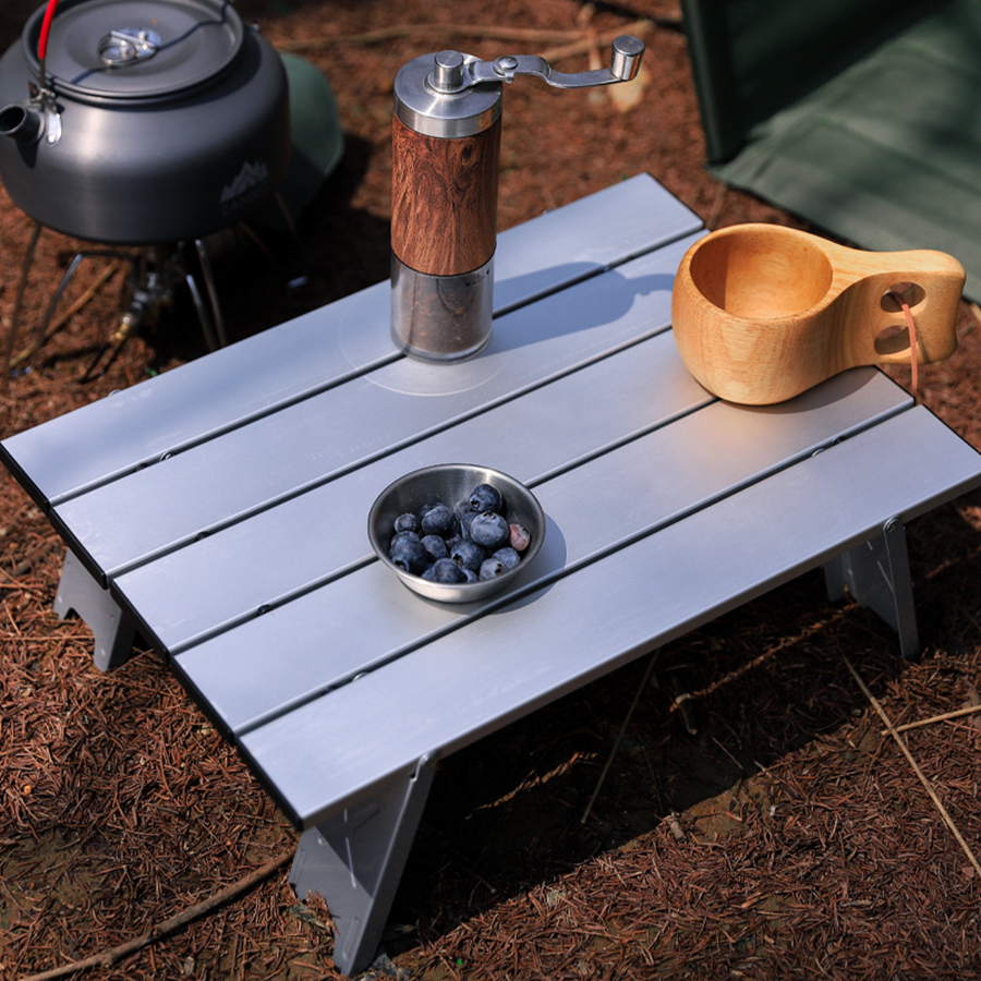 Mini table de camping pliable portable, ultraléger, camping en plein air, voyages, plage, pique-nique, britannique, ordinateur, bureau
