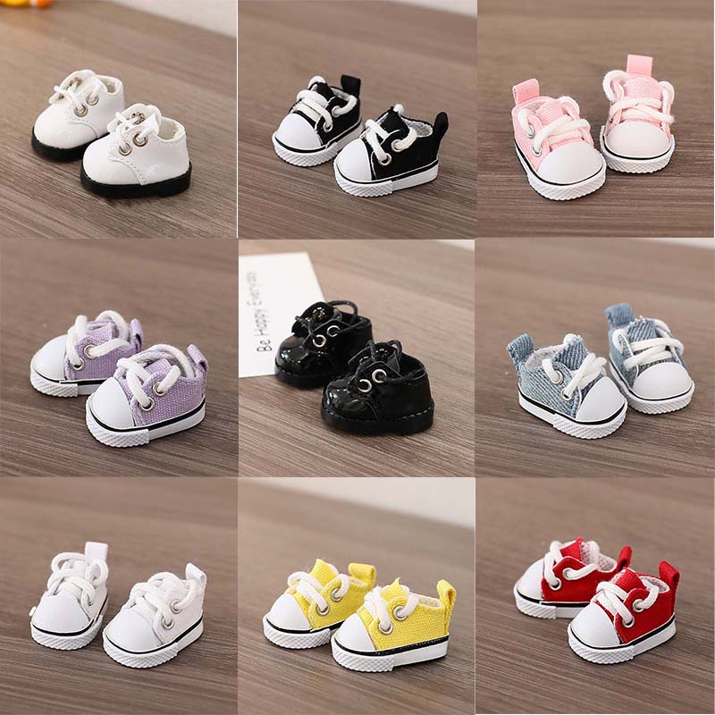 Per scarpe di tela LABUBU adatte per bambole Labubu da 17 cm Scarpe Stivali Giocattoli Scarpe sportive casual Accessori per bambole Giocattoli per bambole fai da te