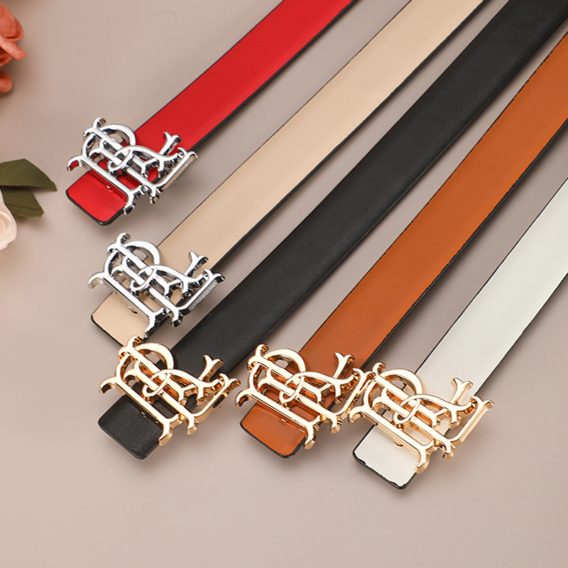 Hochwertiger, dünner 25-mm-Damen-Gürtel, Luxusmarke, Designer-Ledergürtel für Damen, Kleidergürtel, Damen-Metallschnalle, Jeansgürtel