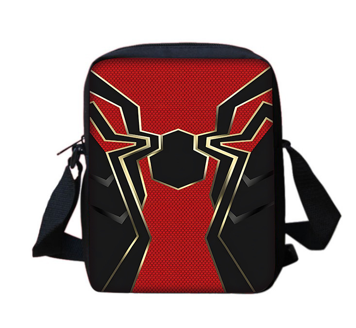 Spiders-Man Marvels, bandolera de hombro estampada para niño y niña, bolso informal para niño, bolso para teléfono para hombre y mujer, bolso de compras