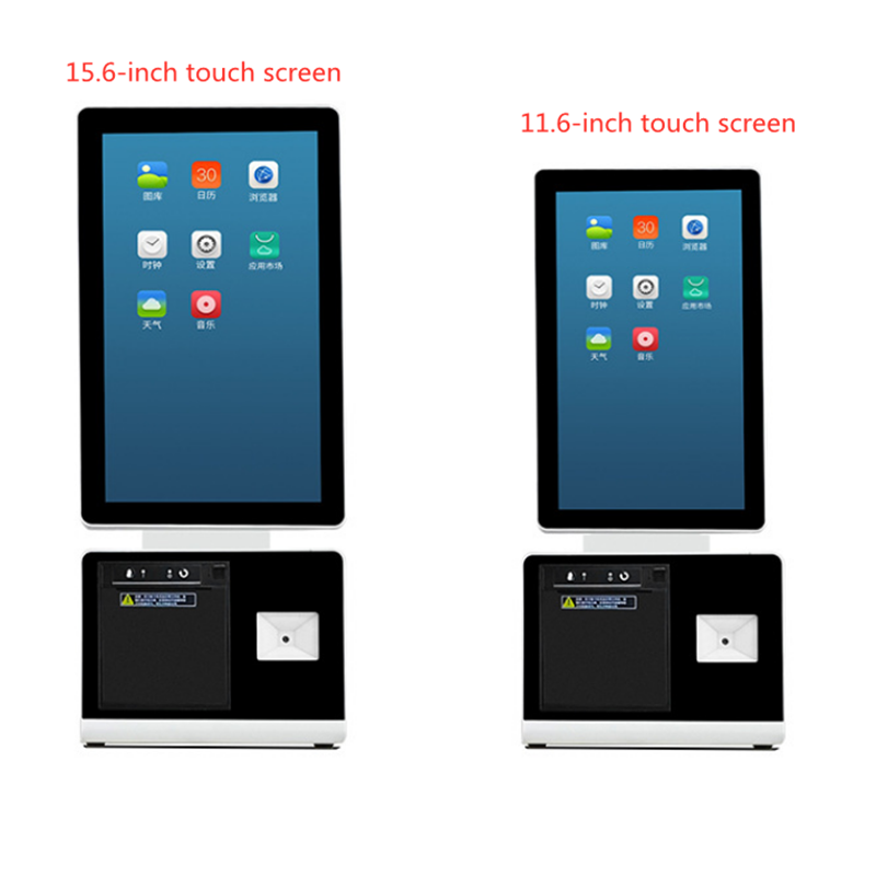 All‑in‑one POS terminals with either a 15.6‑inch or 11.6‑inch touch‑screen, built‑in printer and scanner Desktop POS Terminal.